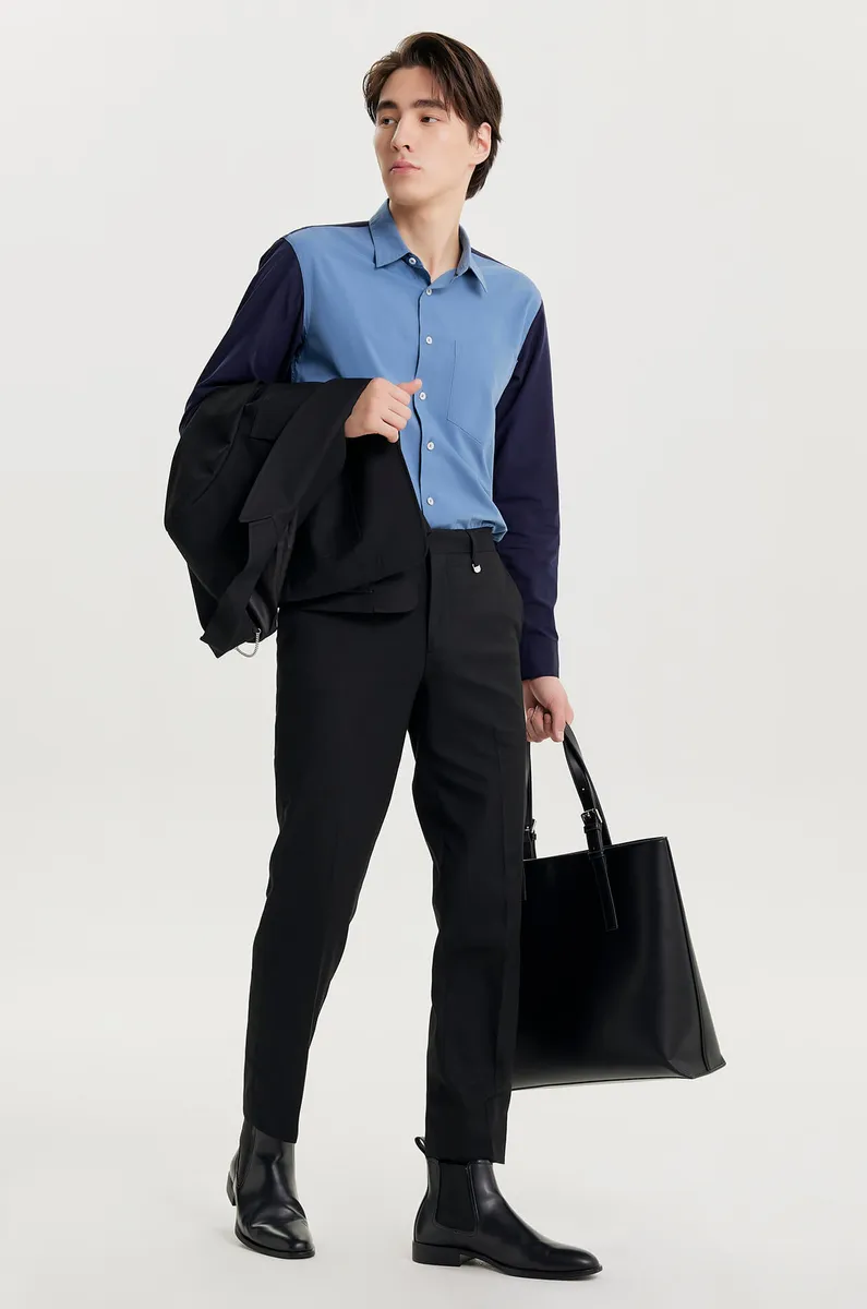 Explore Our Stylish Cotton Poplin Long-Sleeved Shirt