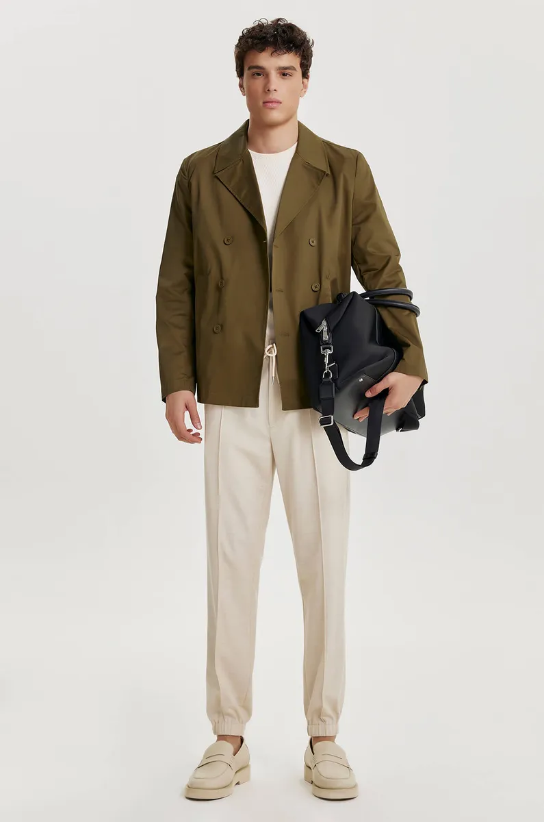 Discover the Comfort of Our Relax-Fit Peacoat